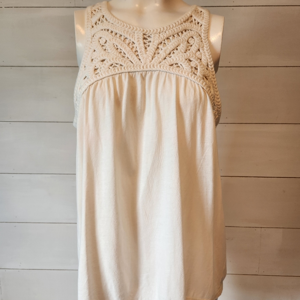 Loft Boho Crochet like Tank - Picture 2 of 7